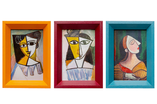 Kare - Framed Picture Portrait Cubism 13x18cm (3/Set)