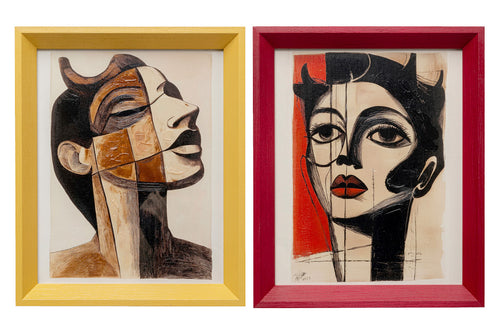 Kare - Framed Picture Portrait Modernism 22x27cm (2/Set)
