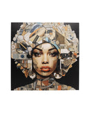 Kare - Glass Picture 3D Art Geo Woman 80x80cm