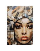 Kare - Glass Picture 3D Art Geo Woman 80x80cm