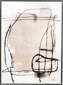 Kare - Framed Picture Dust Grey 55x75cm