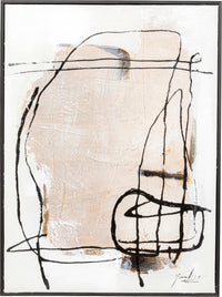 Kare - Framed Picture Dust Grey 55x75cm