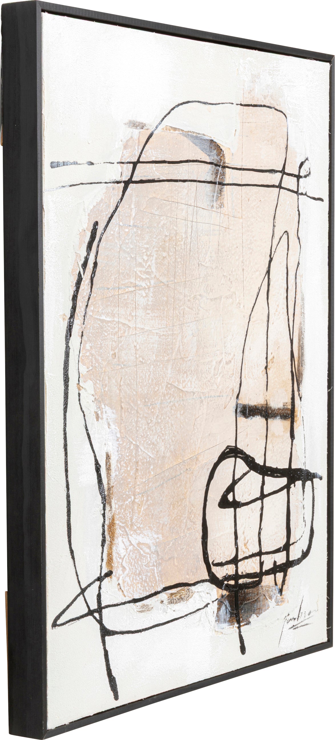 Kare - Framed Picture Dust Grey 55x75cm