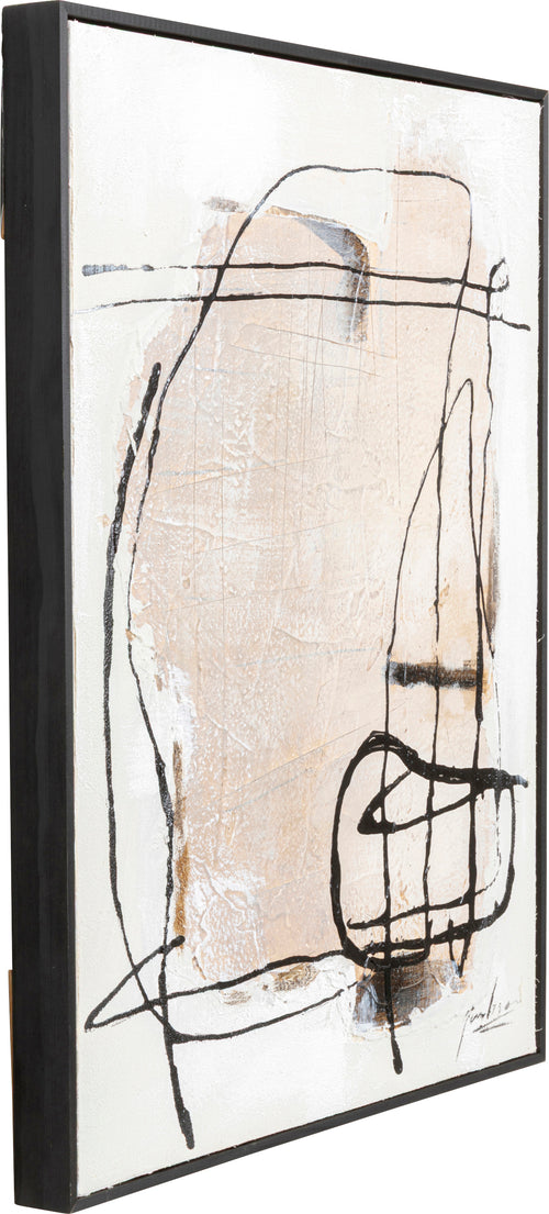 Kare - Framed Picture Dust Grey 55x75cm