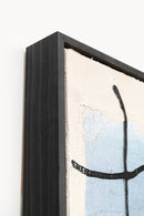 Kare - Framed Picture Dust Blue 55x75cm
