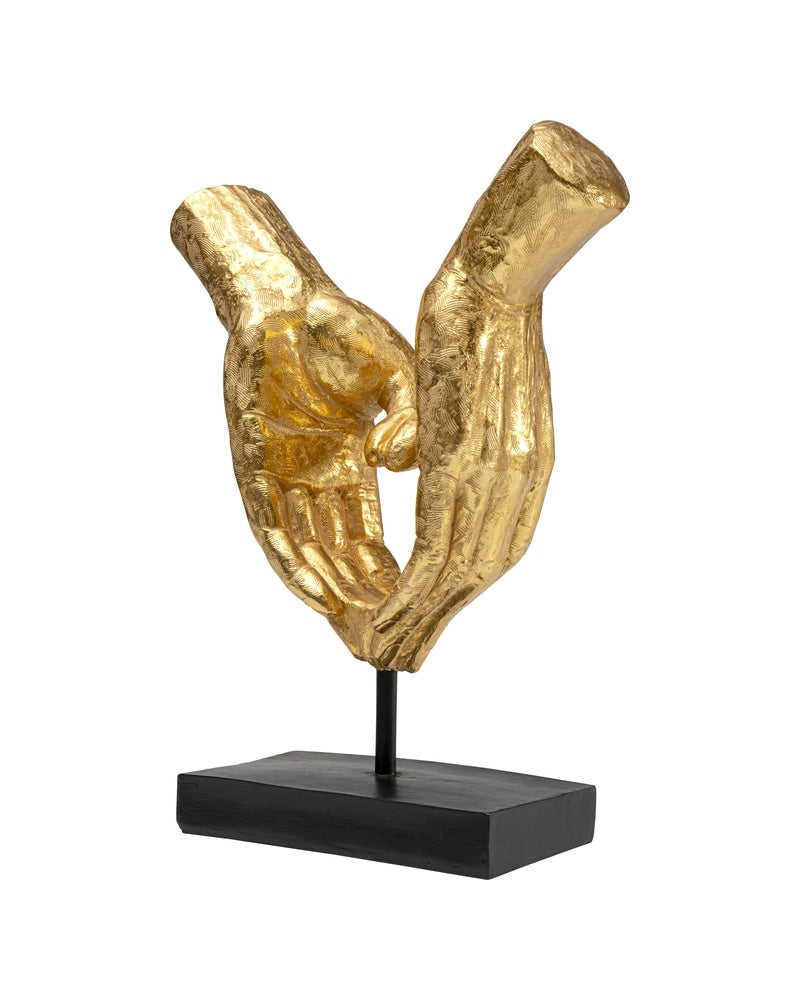 Kare - Deco Object Heart Hands 33cm