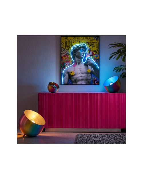 Kare - Floor Lamp Rainbow Pink Ø51cm