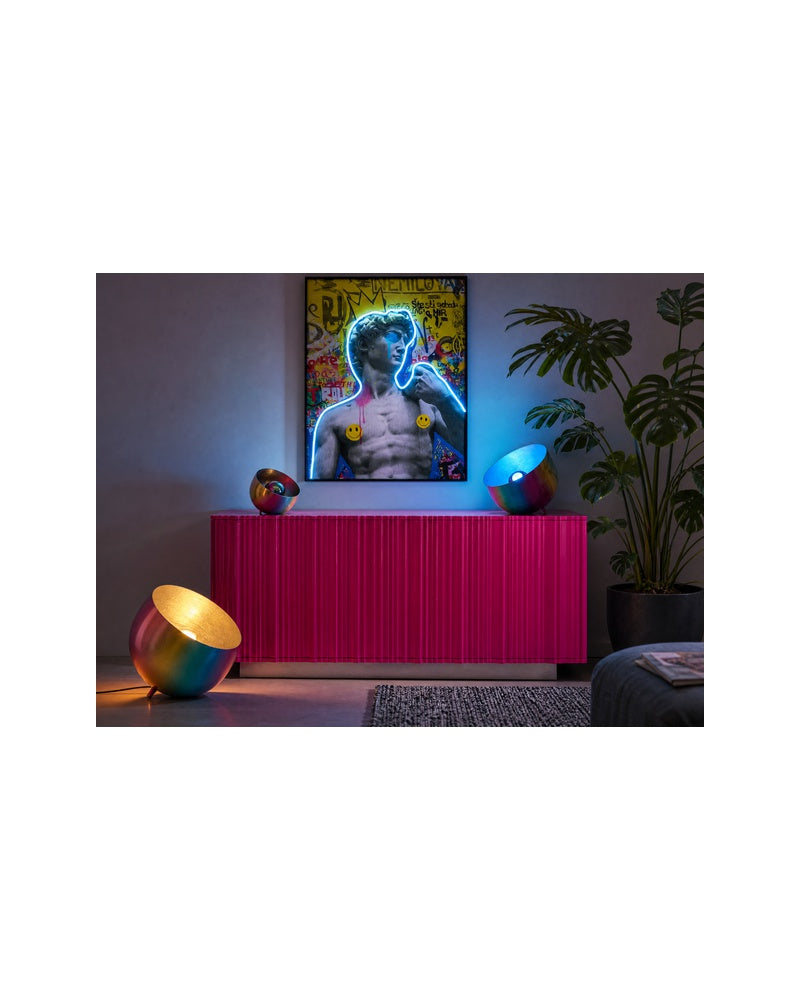 Kare - Floor Lamp Rainbow Gold Ø35cm