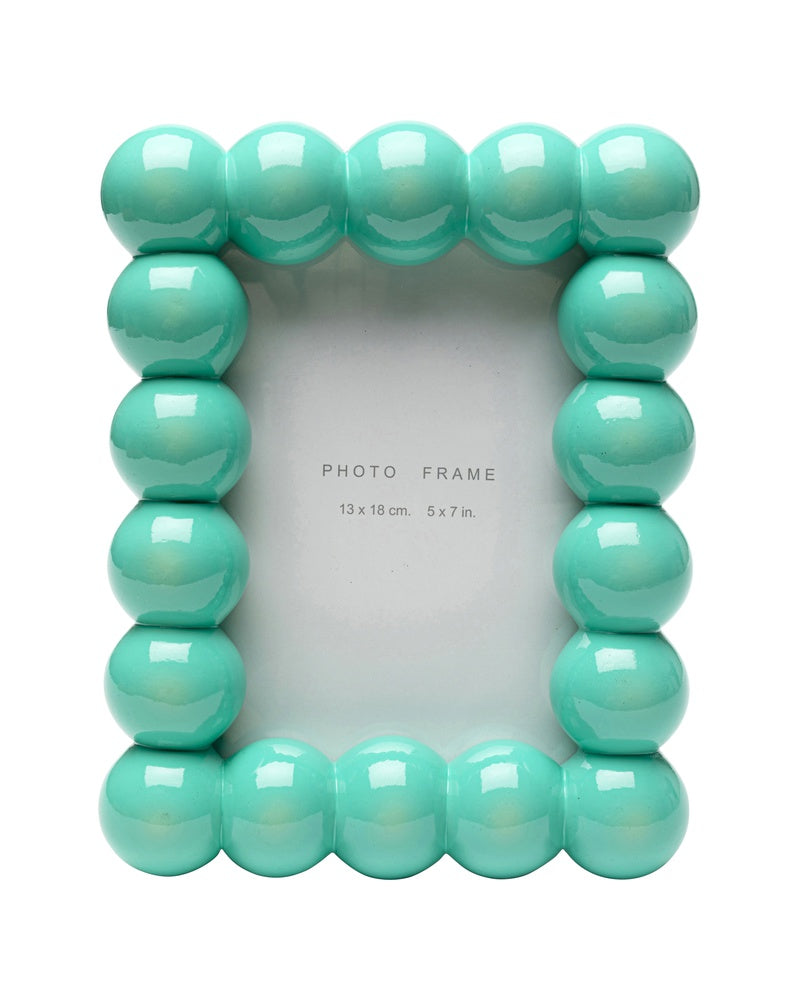 Kare - Picture Frame Bubble Turquoise 13x18cm