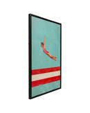 Kare - Framed Picture Jumping Girl Up 103x73cm