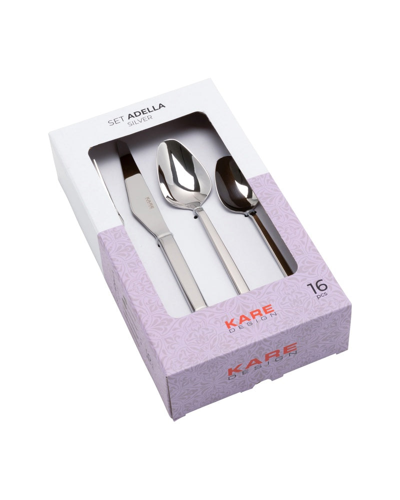 Kare - Cutlery Adella Silver (16/part)