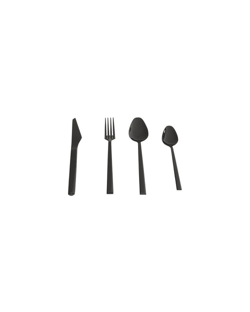 Kare - Cutlery Adella Shiny Black (16/part)
