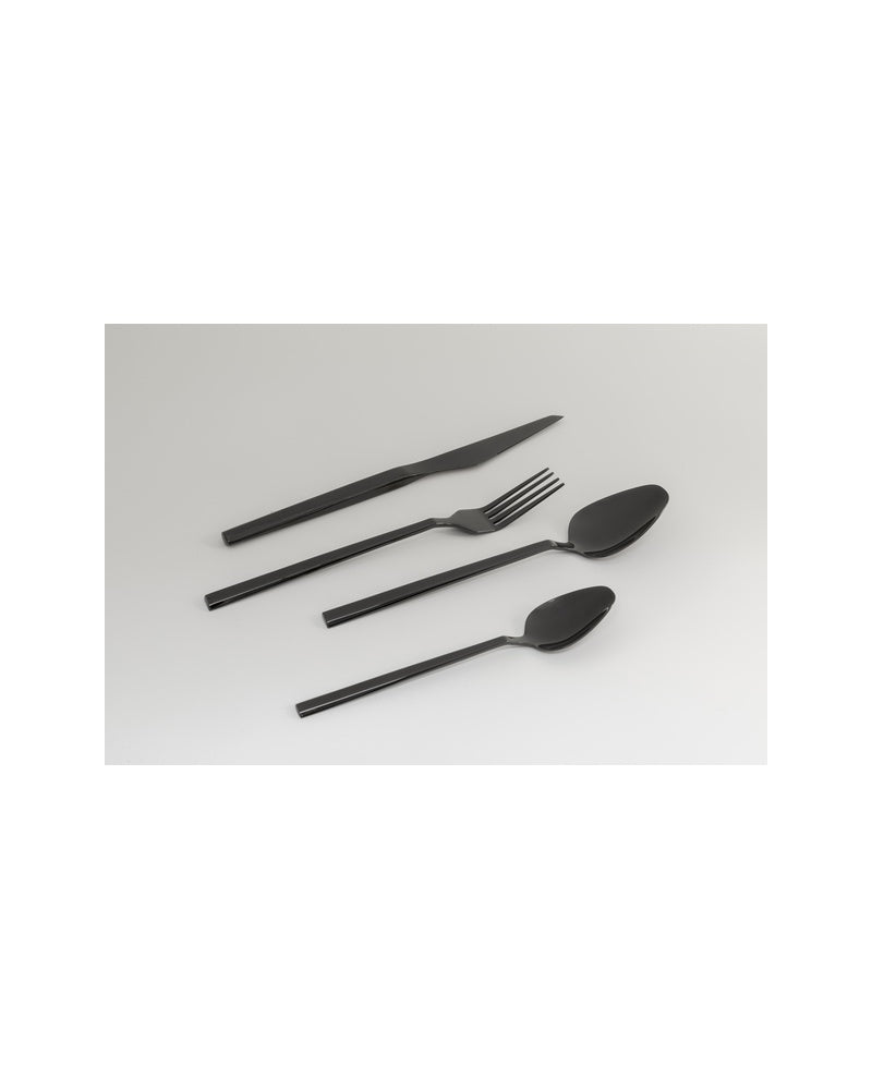 Kare - Cutlery Adella Shiny Black (16/part)