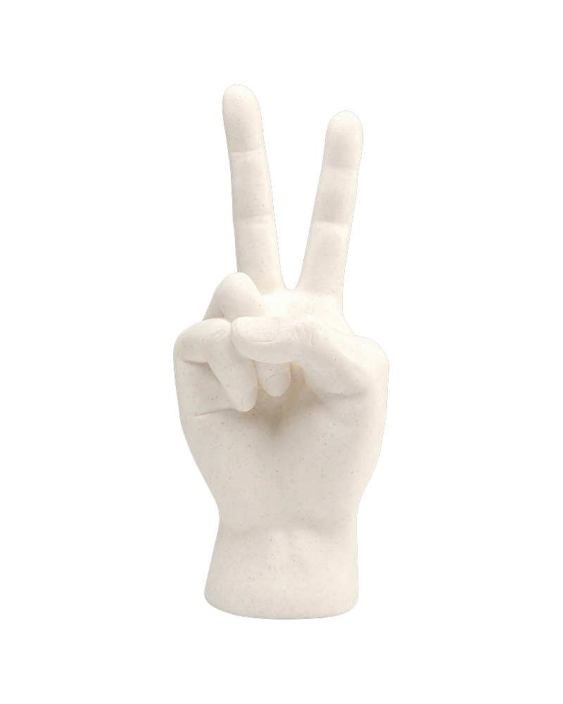 Kare - Deco Object Peace Hand 36cm