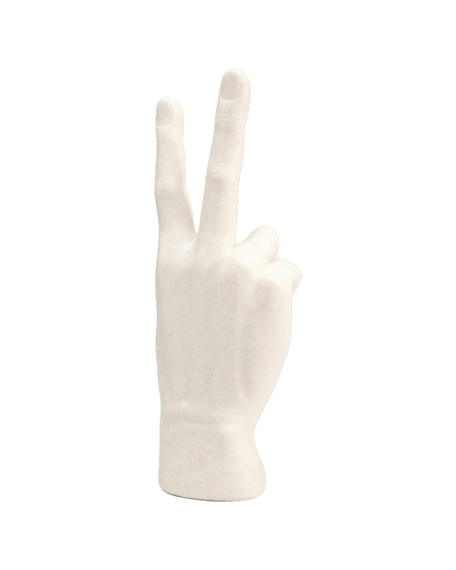 Kare - Deco Object Peace Hand 36cm