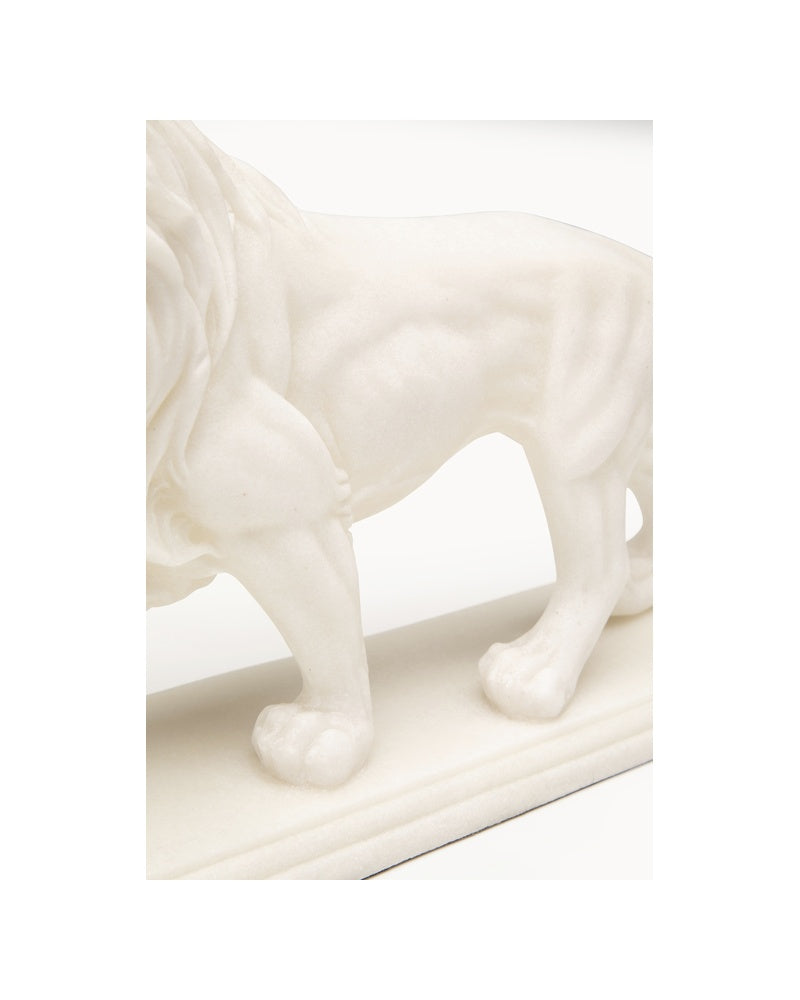 Kare - Deco Figurine Lion White 31cm