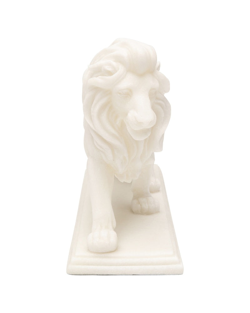 Kare - Deco Figurine Lion White 31cm