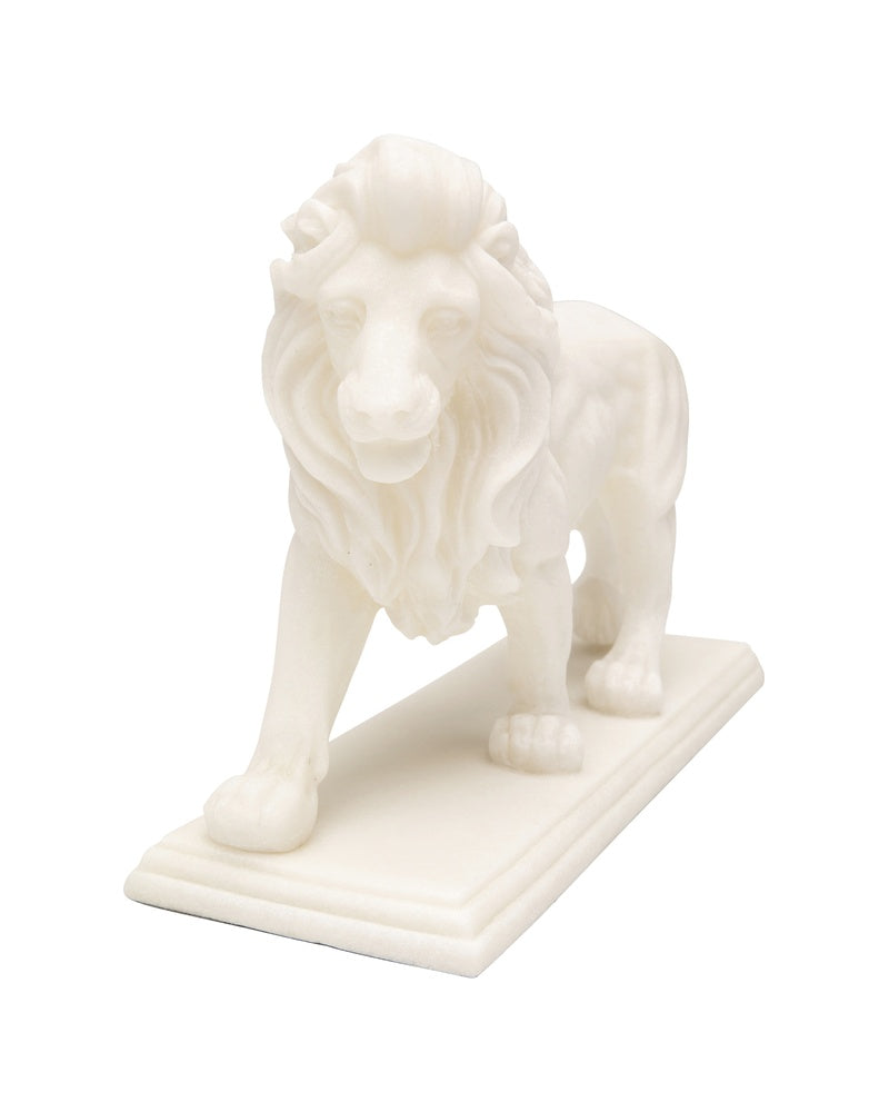 Kare - Deco Figurine Lion White 31cm