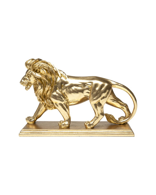 Kare - Deco Figurine Lion Gold 31cm