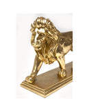 Kare - Deco Figurine Lion Gold 31cm