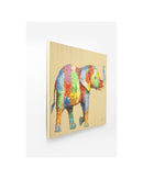 Kare - Canvas Picture Flower Elephant 120x90cm