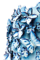 Kare - Vase Butterflies Lightblue 35cm