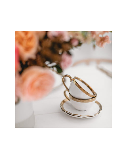 Kare - Coffee Cup with saucer Bell