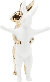 Kare - Deco Figurine Hugging Rabbits Medium
