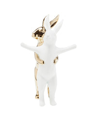 Kare - Deco Figurine Hugging Rabbits Medium