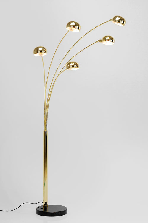 Kare - Floor Lamp Five Fingers Brass