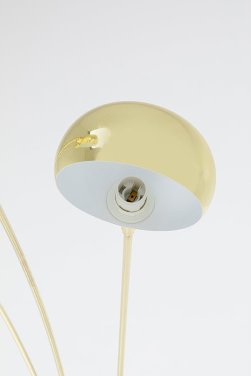 Kare - Floor Lamp Five Fingers Brass
