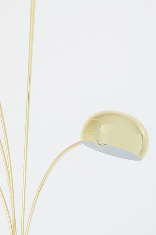 Kare - Floor Lamp Five Fingers Brass
