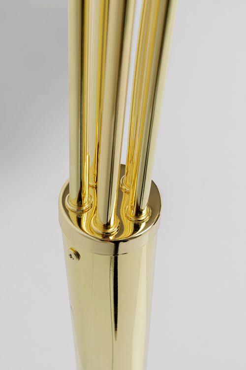 Kare - Floor Lamp Five Fingers Brass