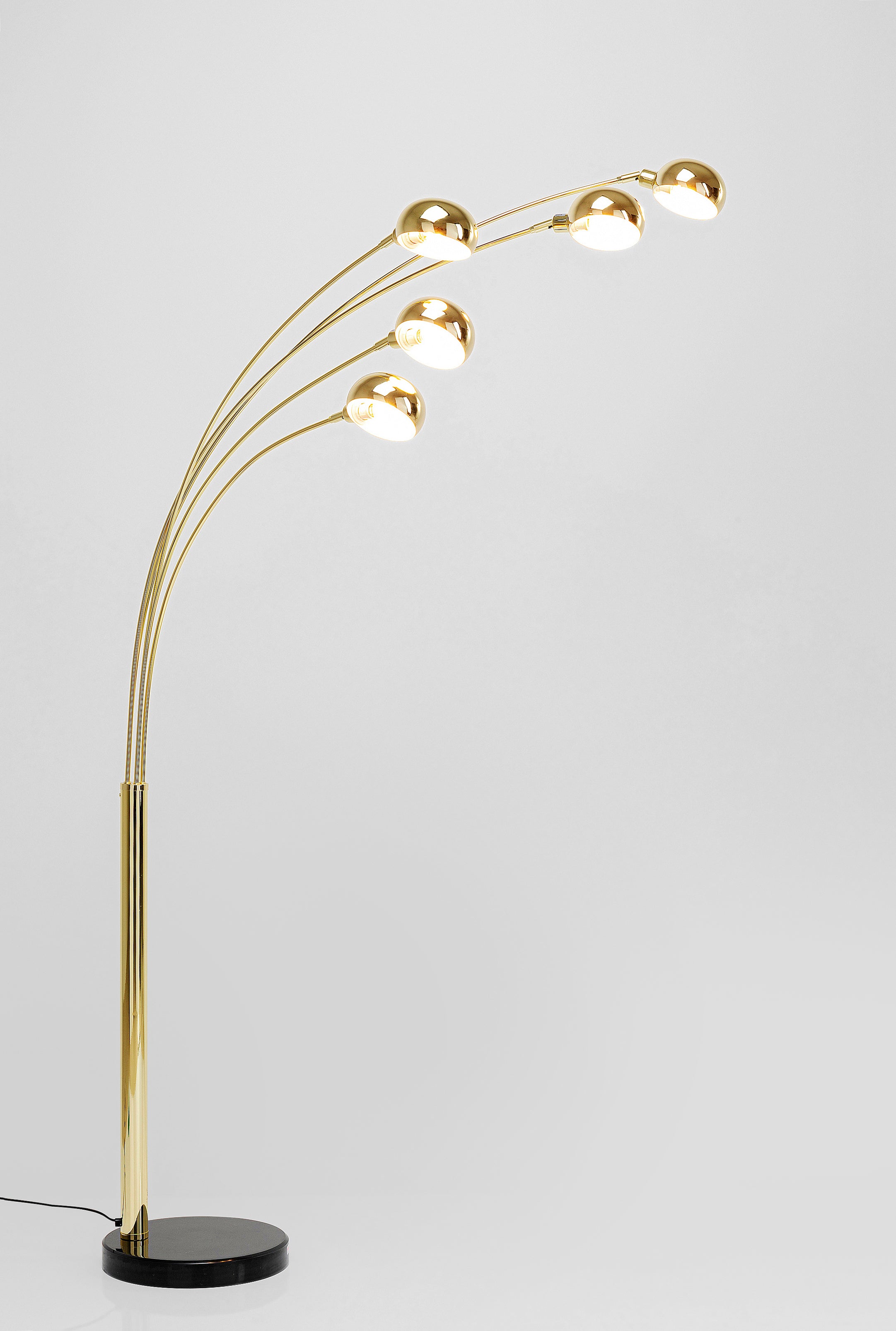 Kare - Floor Lamp Five Fingers Brass