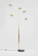 Kare - Floor Lamp Five Fingers Brass