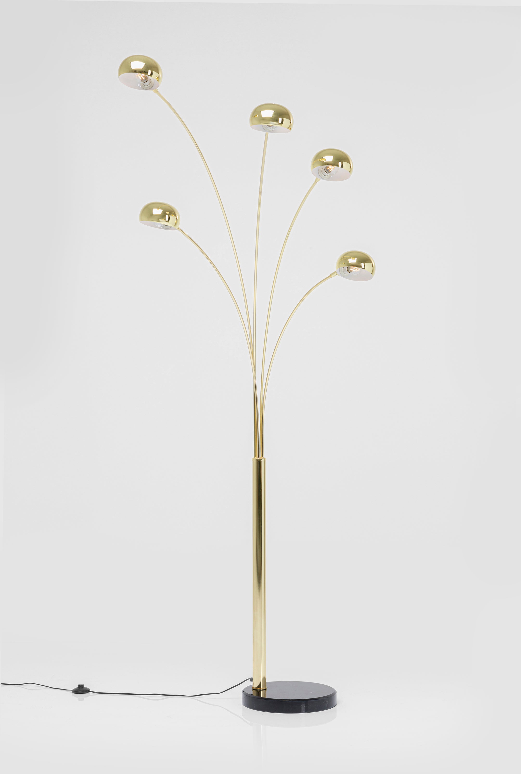 Kare - Floor Lamp Five Fingers Brass