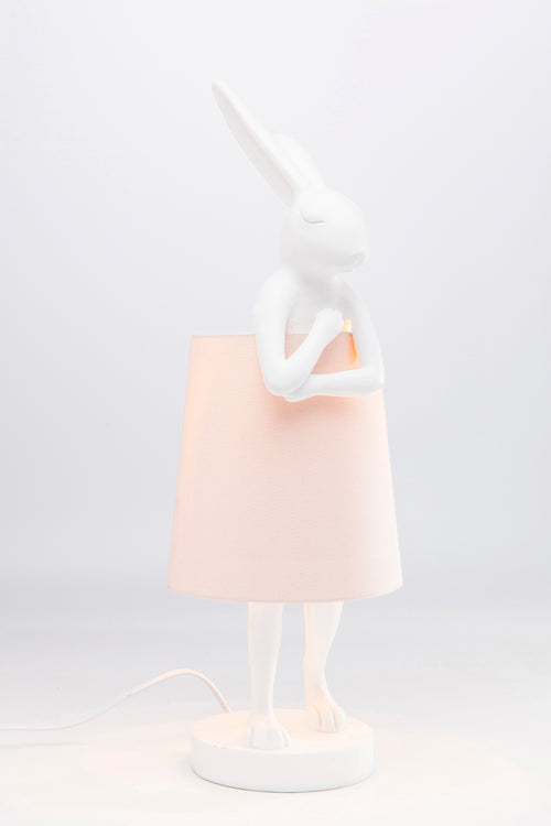 Kare - Table Lamp Animal Rabbit White 68cm