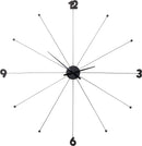 Kare - Wall Clock Like Umbrella Black