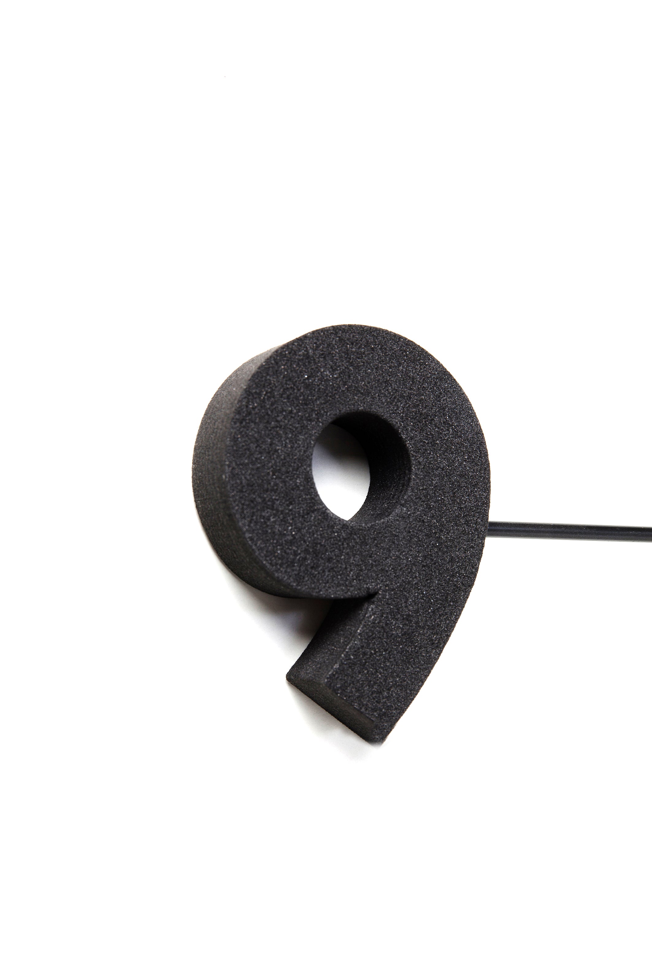 Kare - Wall Clock Like Umbrella Black