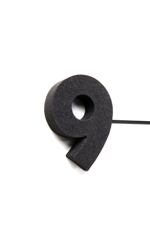 Kare - Wall Clock Like Umbrella Black