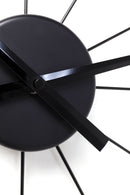 Kare - Wall Clock Like Umbrella Black