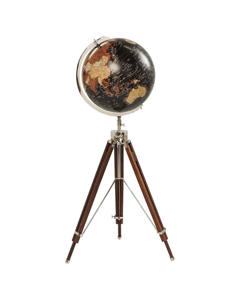 Kare - Deco Object Globe Earth Black