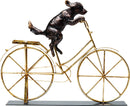 Kare - Deco Object Dog With Bicycle 44cm