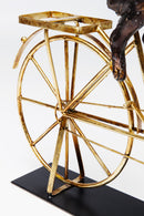 Kare - Deco Object Dog With Bicycle 44cm