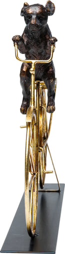 Kare - Deco Object Dog With Bicycle 44cm
