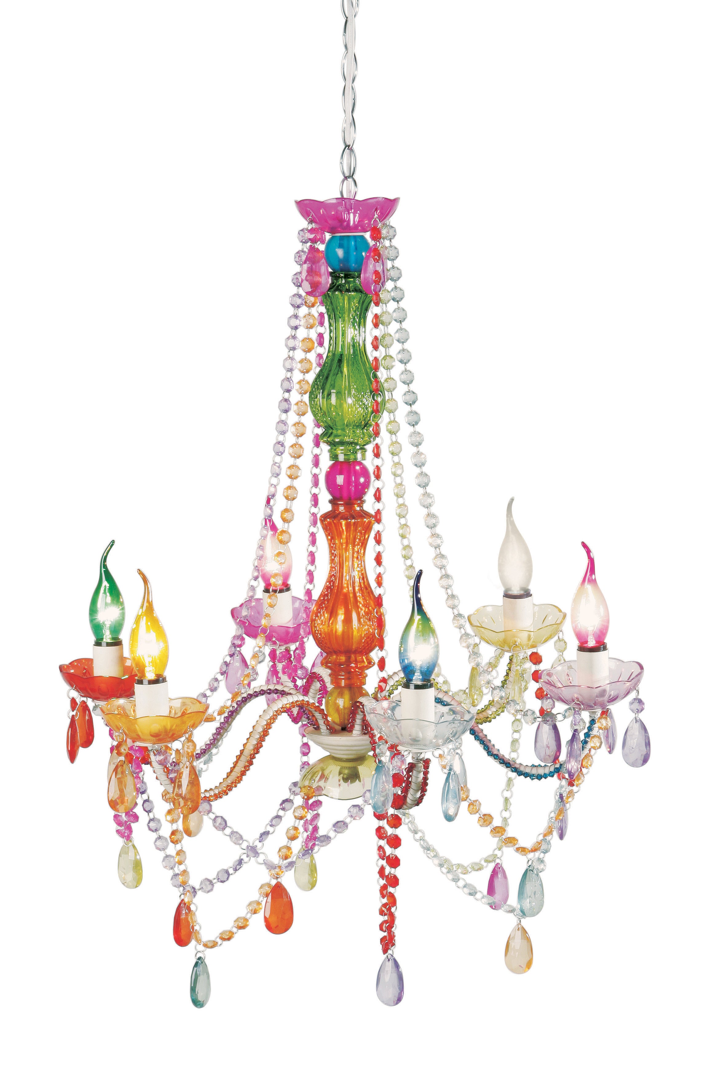 Kare - Pendant Lamp Starlight Rainbow 6-Branched