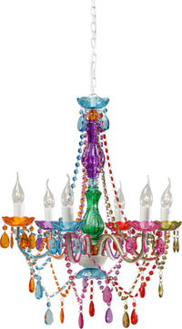 Kare - Pendant Lamp Starlight Rainbow 6-Branched