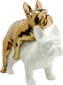Kare - Deco Figurine Love Dogs Gold