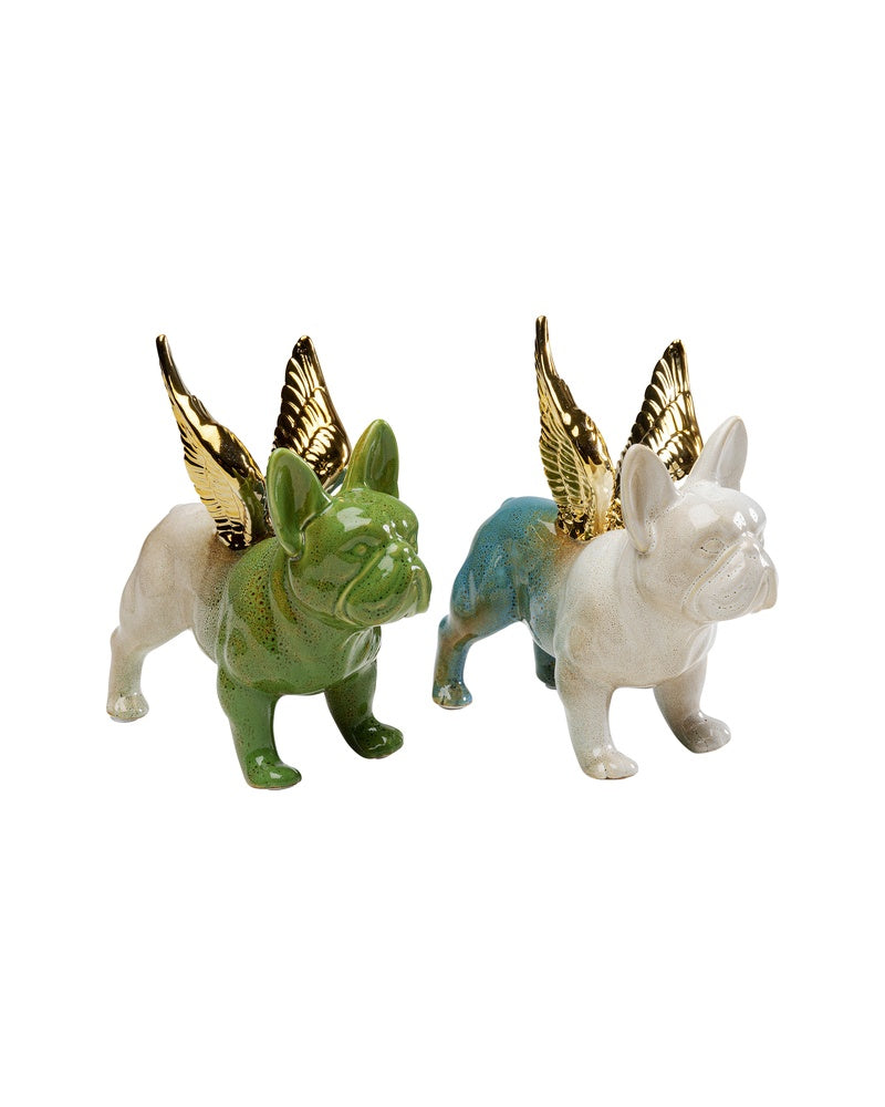 Kare - Deco Figurine Angel Wings Dog Assorted