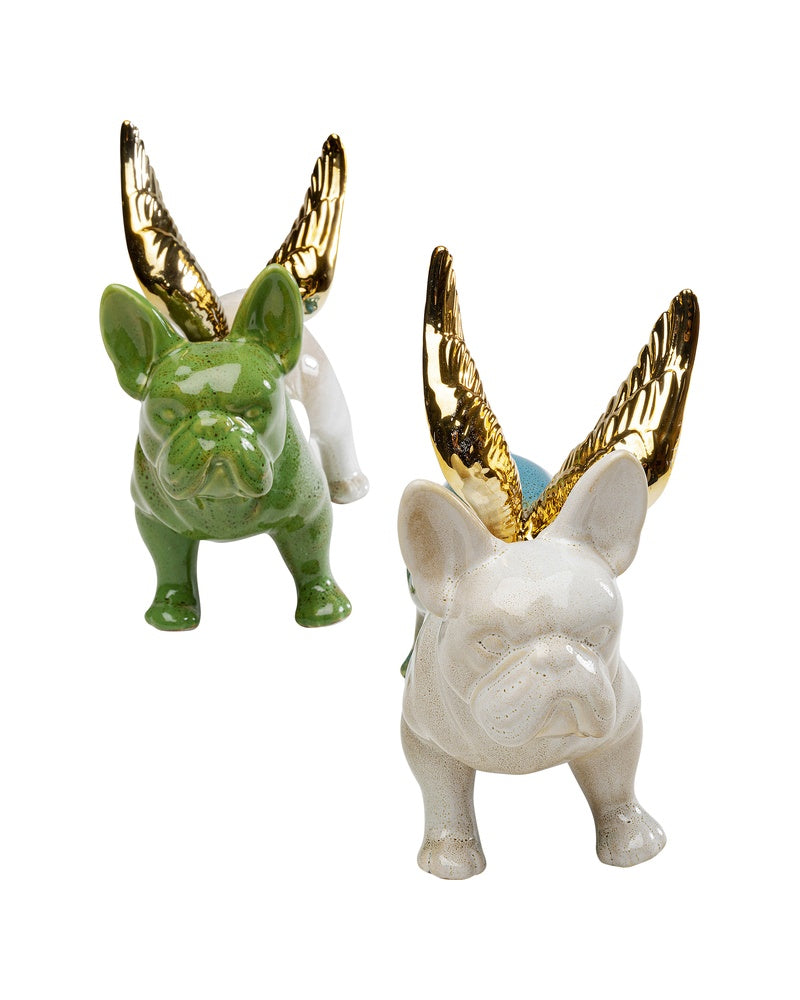 Kare - Deco Figurine Angel Wings Dog Assorted